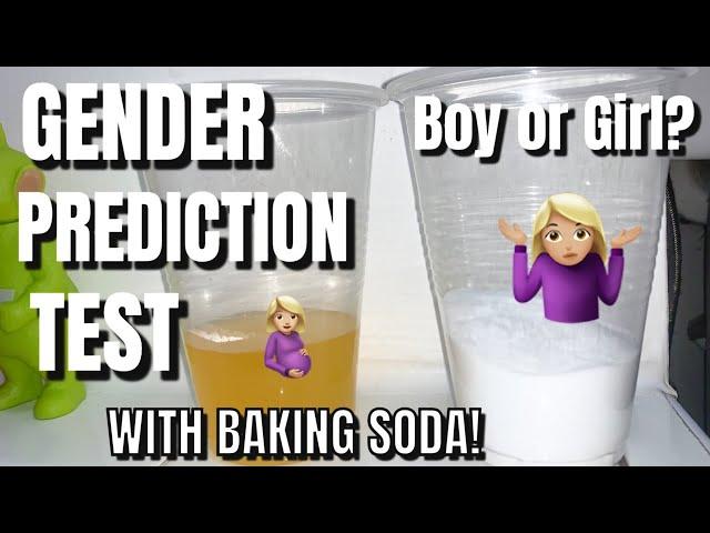 GENDER PREDICTION TEST AT HOME WITH BAKING SODA