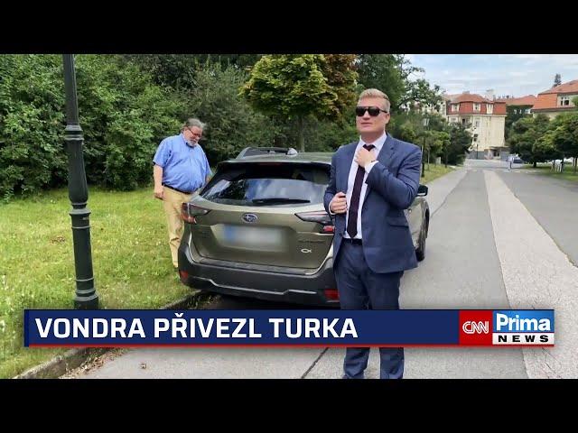 Rivalita stranou. Turka přivezl na setkání s Fialou Vondra, projížďku hájí životním prostředím