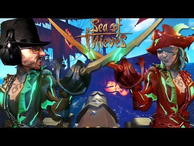 ¡1 VS 2 EN EL BURNING BLADE! | Sea of Thieves