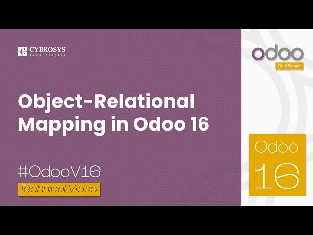 ORM (Object Relational Mapping) in Odoo 16 | Odoo 16 Development Tutorials