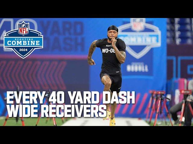 Every Wide Receiver's 40 Yard Dash!