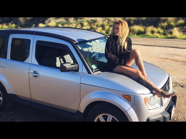 honda element camper tour  (solo female traveler)