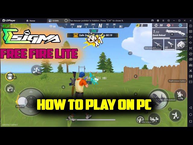 Sigma (Free Fire Lite) On PC | LD Player 9