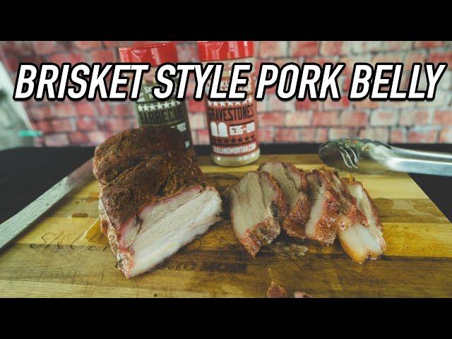 How to Smoke a Brisket Syle Pork Belly
