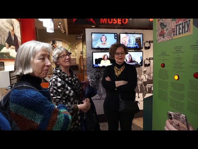 Visiting socialist childhood exhibition in Lenin Museum, Tampere, Finland February 2020