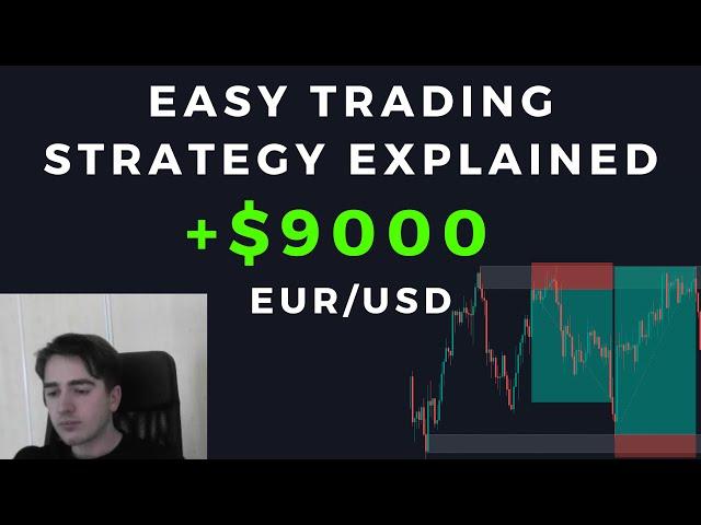 +$9000 Trading EUR/USD - Easy Trading Strategy Explained - EUR/USD Trade Breakdown