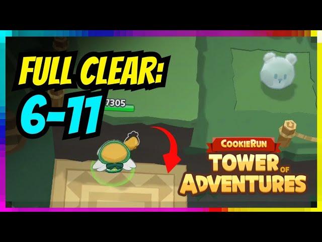 6-11 Banana Jungle Full Clear | Cookie Run: Tower of Adventures