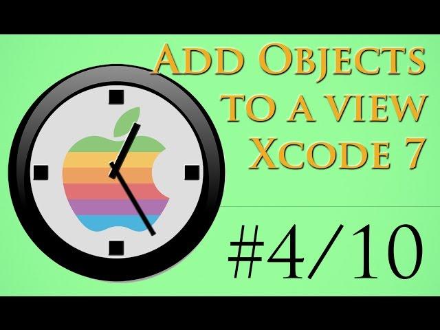 4/10 - Adding items to a UIViewController in Storyboards - Creating an iOS app in 26 minutes