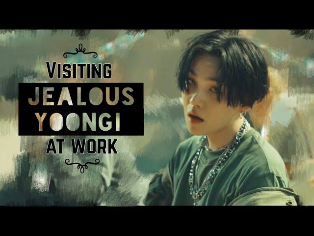 ︎IMAGINE: Visiting Jealous Yoongi at Work ︎