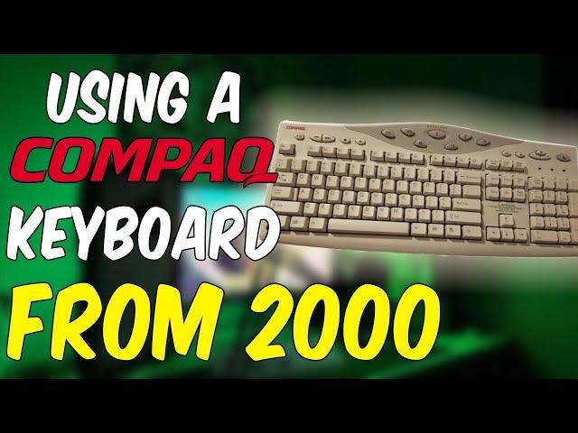 This 20 Year Old Keyboard still works! Gaming + Full review!