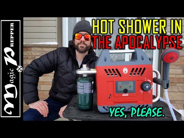 Hot Shower in the Apocalypse: HWOD (Coleman Hot Water On Demand)