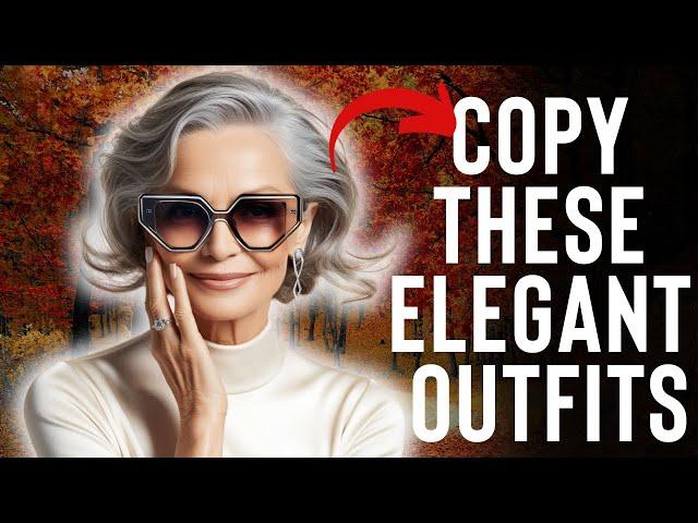 Fall Fashion Over 60 Women 2024 | 7 Secret Fall Outfit Formulas  