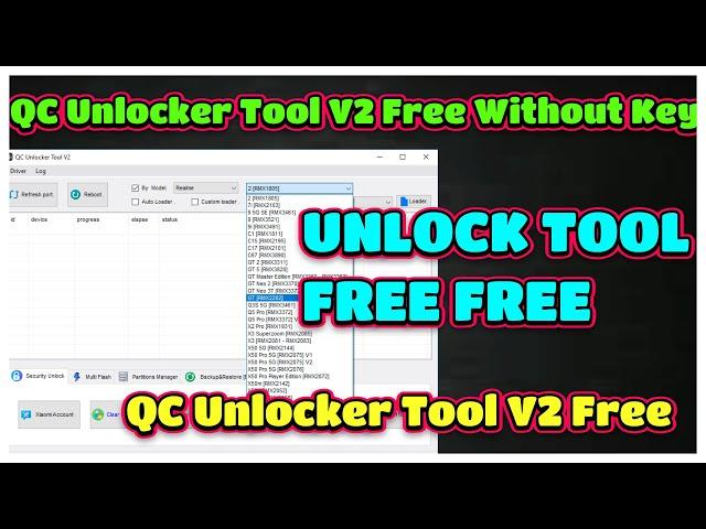 QC Unlocker Tool V2 Free Without Key - 100% Working | QC Unlocker Tool V2 Free Without Key