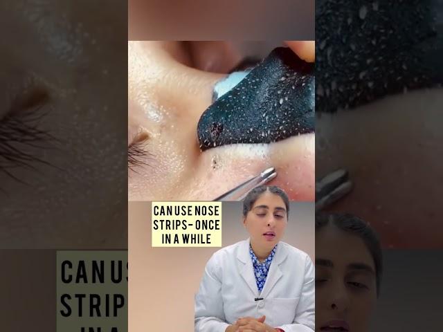 Blackhead removal | Nose blackhead | Nose blackhead removal | Pore strips #skincare