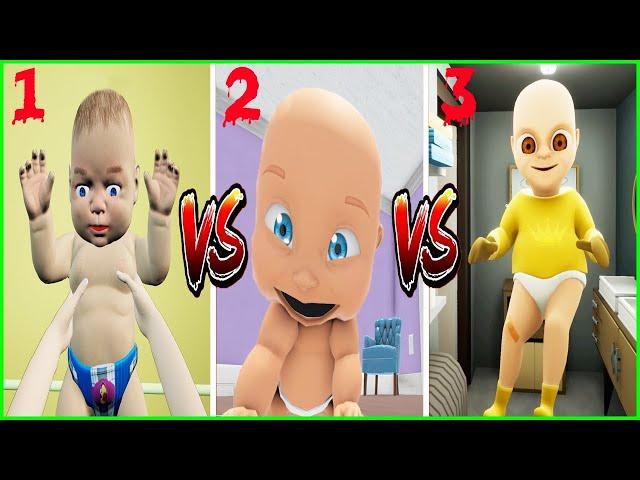 EN ZOR BEBEK KAPIŞMASI Who's Your Daddy vs Baby in Yellow vs Mother Simulator