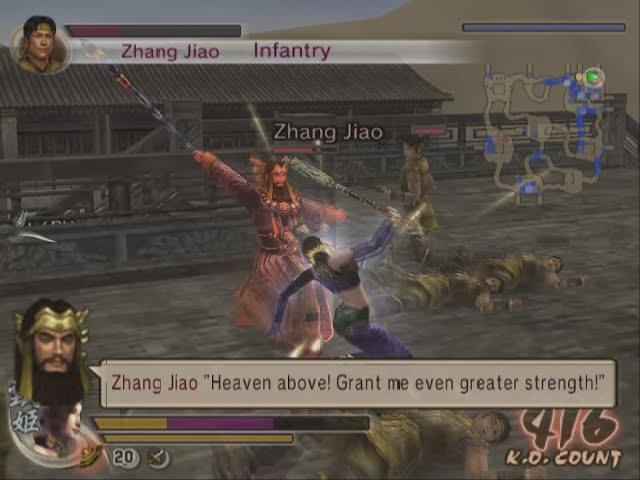 Dynasty Warriors 5 - Zhen Ji Free Mode - Chaos Difficulty - The Yellow Turban Rebellion