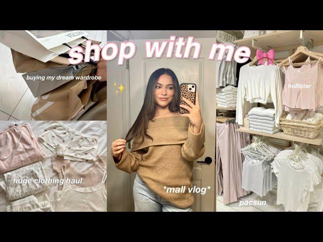 SHOPPING VLOG ️ huge clothing haul, winter essentials, buying my dream wardrobe