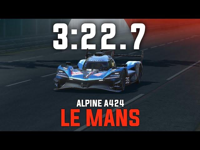 Le Mans 3:22.7 - Alpine A424 | Le Mans Ultimate