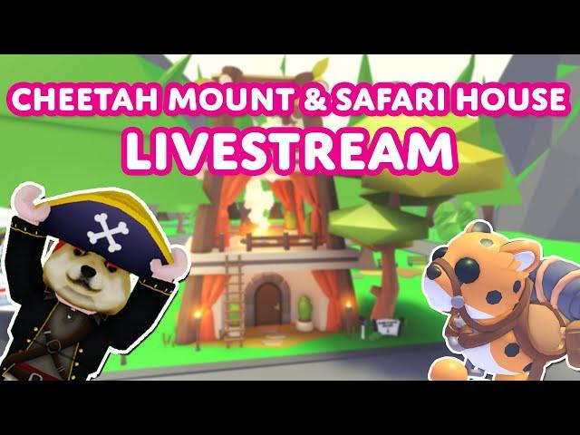 ️The GIANT CHEETAH MOUNT & Safari House Update! GIVING AWAY LION CUB PETS! Adopt Me! On Roblox!