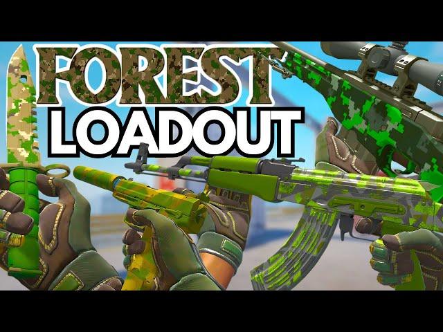 The BEST FOREST Inventory in 2025 (BUDGET Camo Skins Loadout CS2)