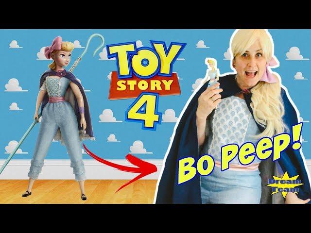 Toy Story 4 Bo Peep Costume Dress up! Kids React To Bo Peep In Real Life!