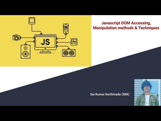 Roadmap for Javascript Accessing, Manipulation methods & techniques | #javascript #dom #techshareskk