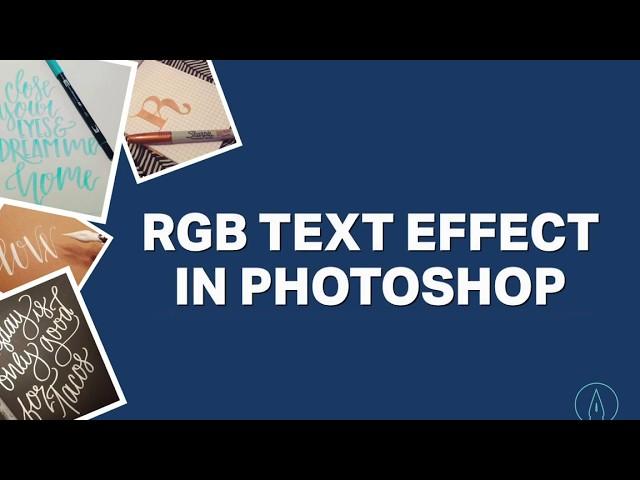 RGB Text Effect in Photoshop | Tutorial