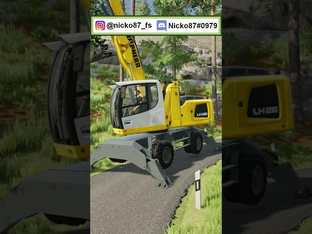 FS22 LIEBHERR LH26 Escavatore gommato multifunzione [PC/CONSOLE] #nicko87 #fs22 #fs22mods