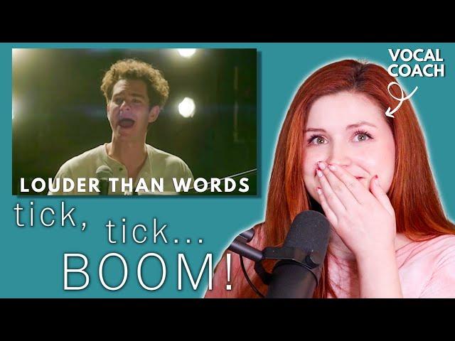 Vocal coach reacts to TICK TICK BOOM I "Louder Than Words"