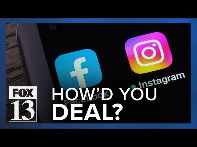 It wasn't just you! Facebook, Instagram down for many users