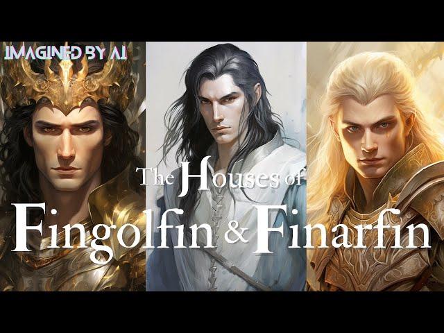 The Houses of Fingolfin & Finarfin - Generated by AI | The Silmarillion