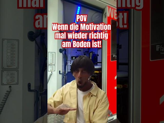 Motivation ist alles!!! #rettungsdienst #lustig #112 #funny #meme #humor#motivation