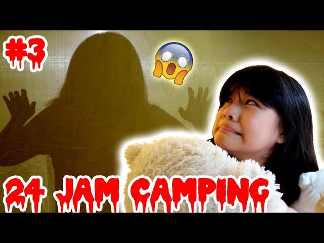 24 JAM CAMPING DI DEPAN RUMAH PART 3 - Seram Takut Hantu? | Vlog Drama Lucu | CnX Adventurers