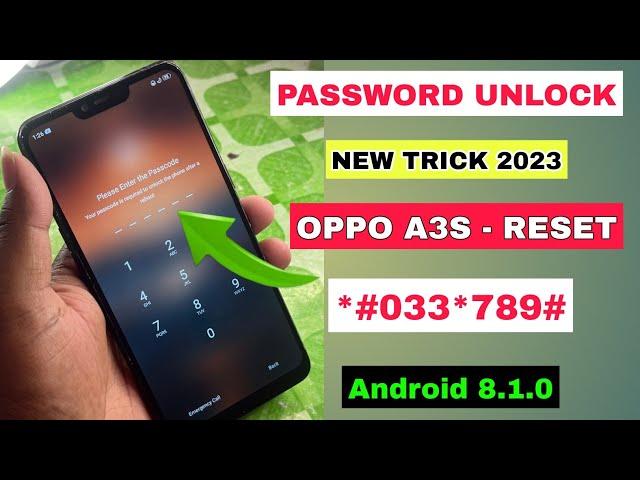 Oppo A3s Hard Reset || Password Unlock ( Without Pc ) Oppo A3s Ka Lock Kaise Tode | In 1 Click