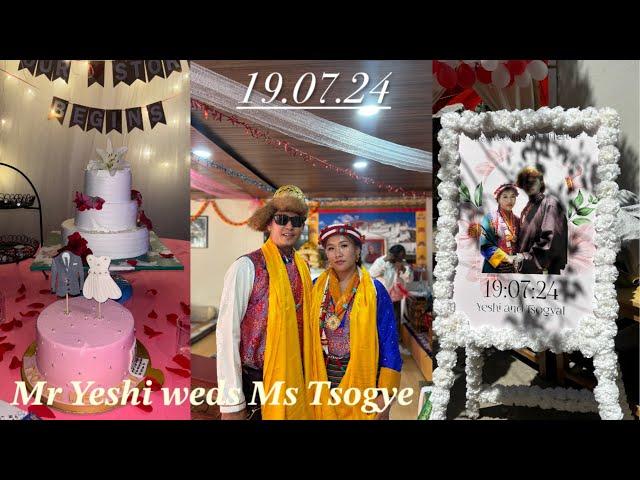 Tibetan wedding || Mr Yeshi weds Mrs Tsogye|| Spituk