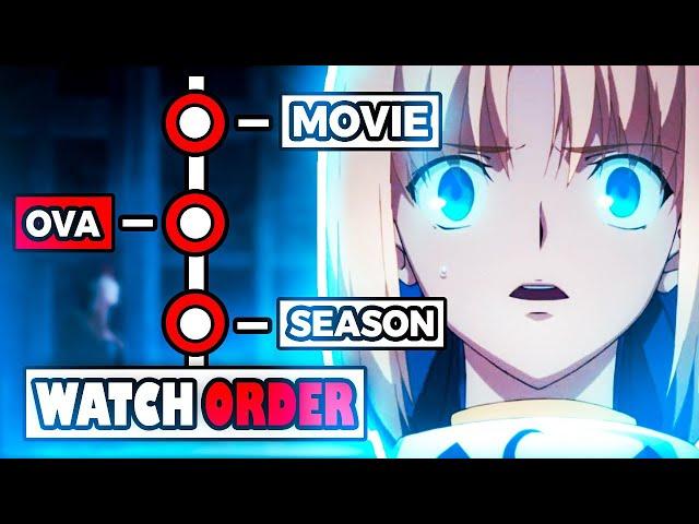 How To Watch Fate Series in The Right Order!