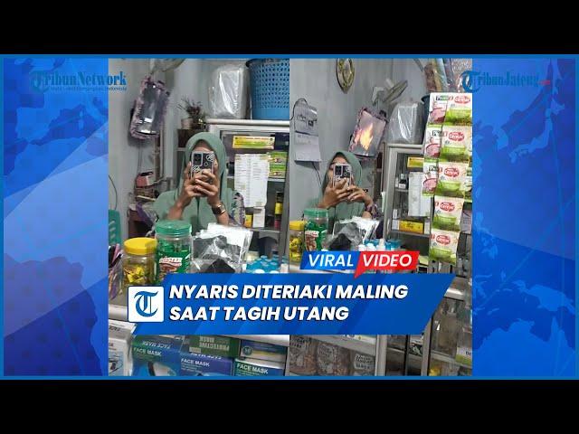 Detik-detik Pria Nyaris Diteriaki Maling saat Menagih Utang