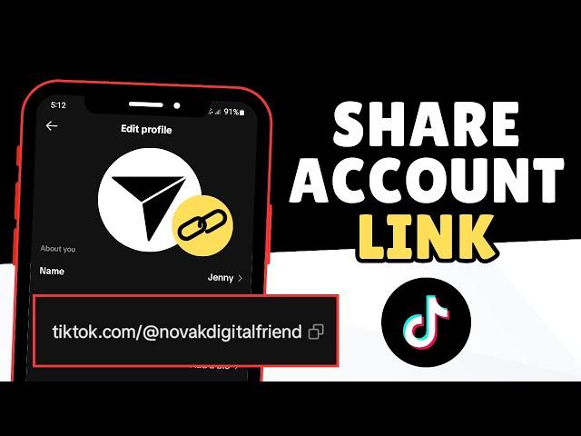 How to Share Your TikTok Account Link | New Update