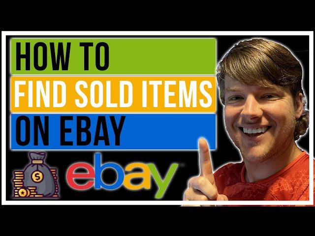 How To Find Sold Items On eBay - Search Completed Listings