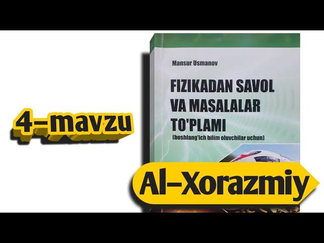 4–mavzu | To'g'ri chiziqli tekis harakat