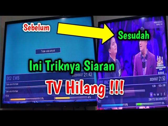 Ini Triknya Sinyal TV digital Tiba-tiba Hilang Cuma Tampil EWS