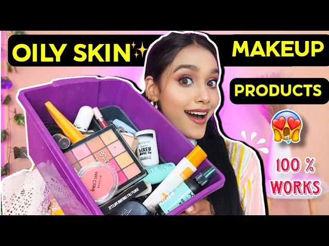 OILY SKIN MAKEUP PRODUCTS 2024 ( FOR BEGINNERS) #oilyskin #makeuproducts #beginner #makeup