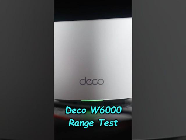 Deco W6000 Range Test #shorts