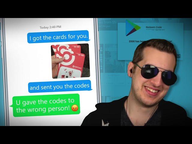 Pretending To Steal $4,000 As Rival Tech Scammer