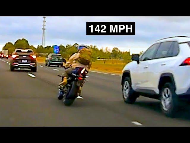 One (Clever?) Way to Stop a Motorcycle Chase