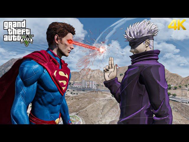 GTA 5 - Superman VS Gojo | Epic Death Battle!