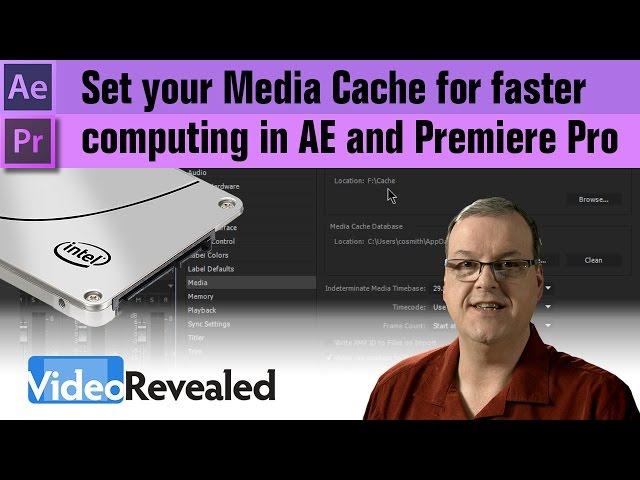 Set your Media Cache for faster computing in After Effects and Premiere Pro