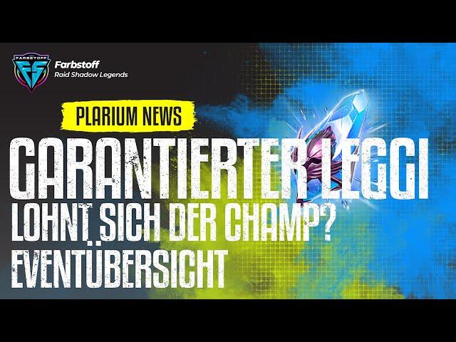 Raid: Shadow Legends - Garantierter Leggi - Eventübersicht - Lohnt sich der Champ ?