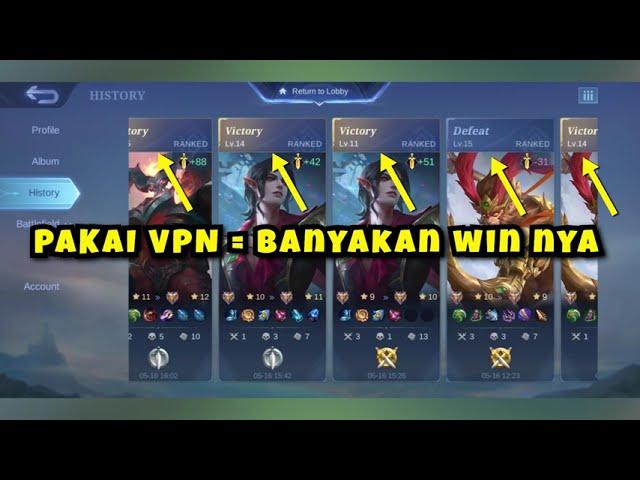 INI ALASAN PUSH RANK PAKAI APLIKASI VPN ITU BISA BIKIN MENANG GAMPANG