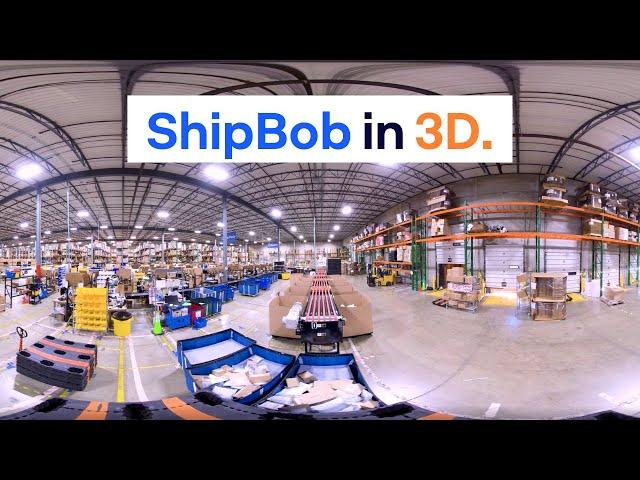 ShipBob Fulfillment Center Guided Tour - 3D 360° VR Video